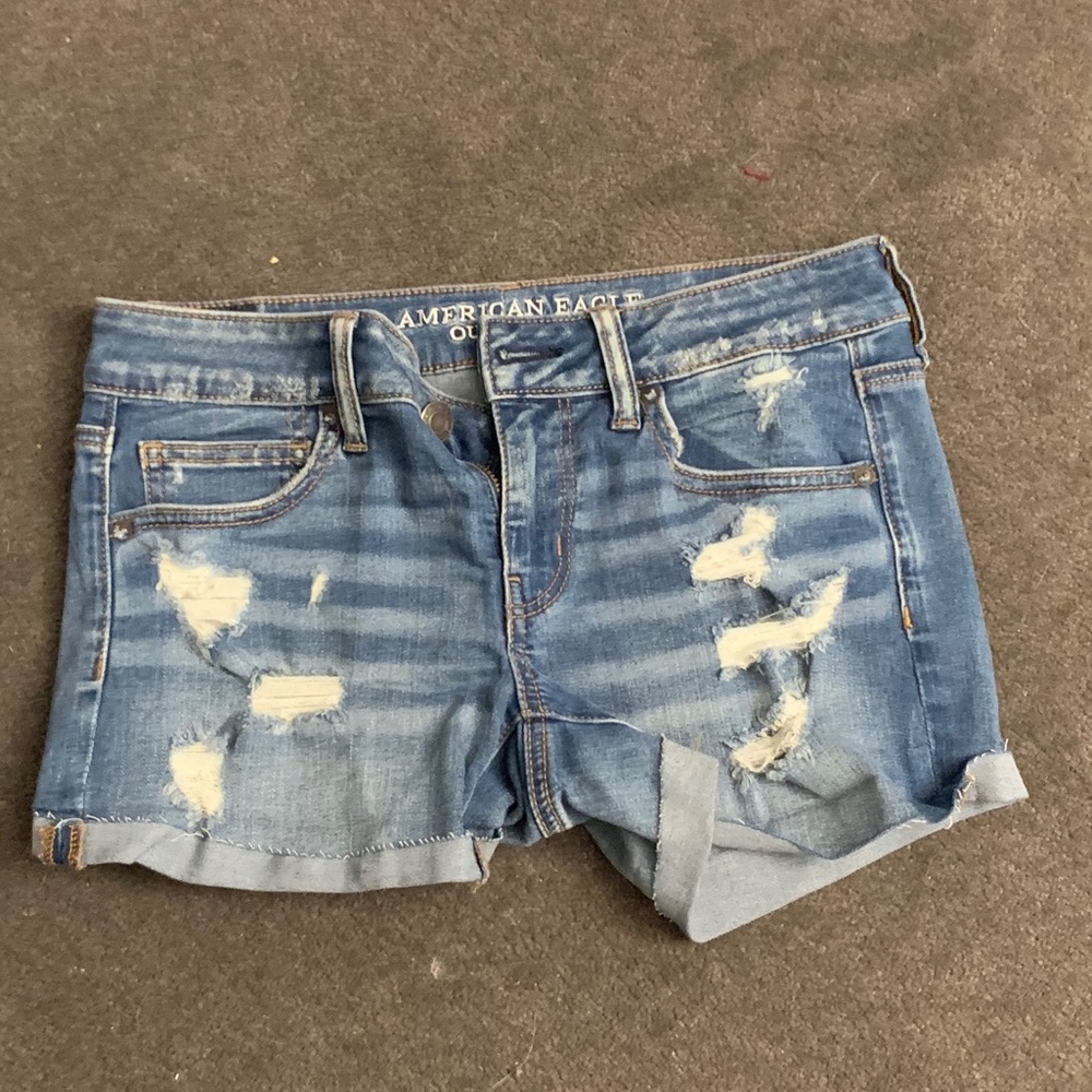 American Eagle Super Low Shortie Shorts